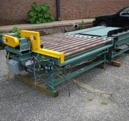 Hytrol Full Pallet Roller Conveyor Driven 90 Degree Pop-up Transfer Sections-17 Available
