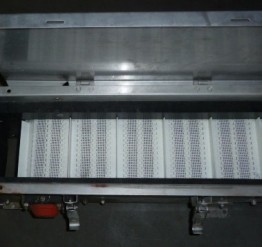 Used ‘as is’ Procomac Stainless Steel Cap Conveyor